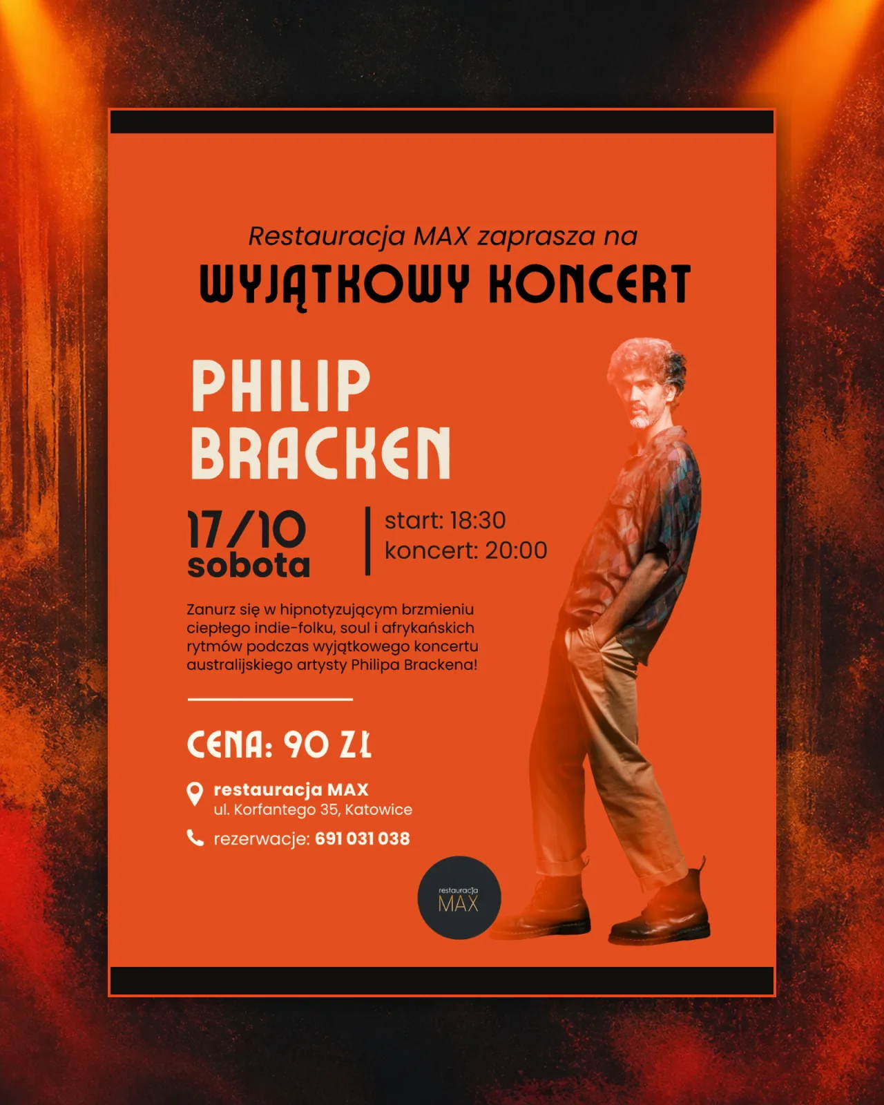 Philip Bracken koncert
